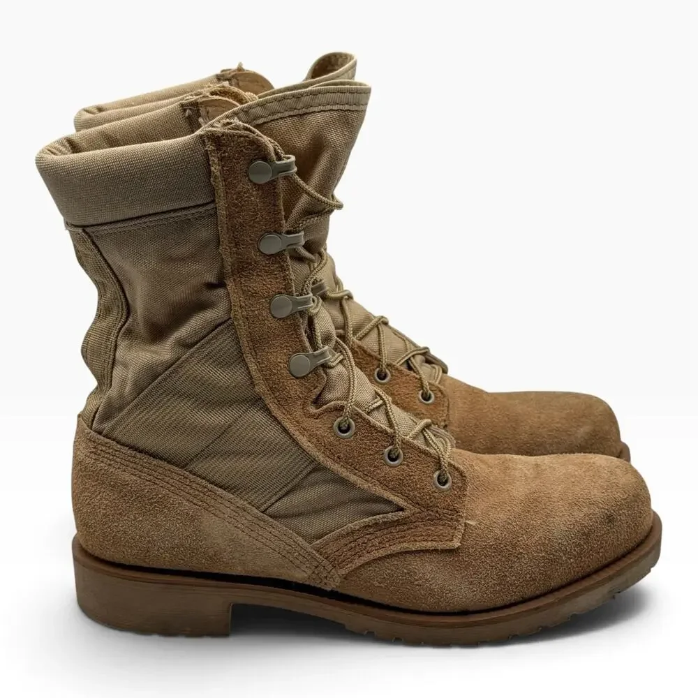 Belleville Mens 6R Steel Toe Hot Weather Desert Combat Boots Tan Made USA